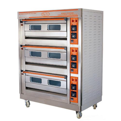 恒联ql-6a商用燃气烘炉三层六盘面包烤箱西饼烘焙 面包蛋糕烤箱